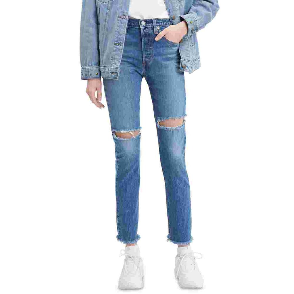 Levi's Women's 501 Skinny Jeans Blue Size 26X28