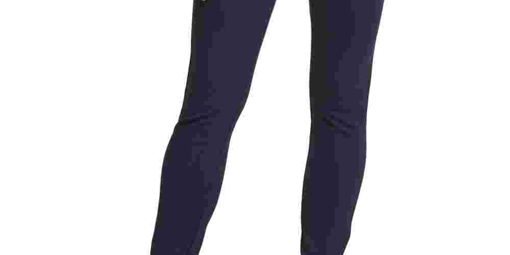 DKNY Women's Logo Waistband Compression Ponte Leggings Blue Size X-Small