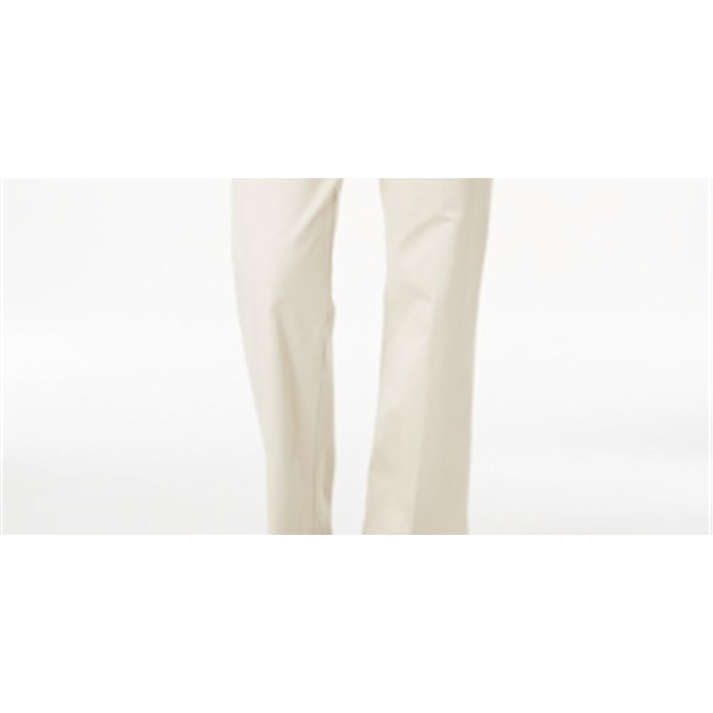 Alfred Dunner Women's Classics Twill Pull on Pants Beige  Size 10