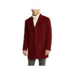 Calvin Klein Men's Prosper X Fit Overcoat Red Size 50