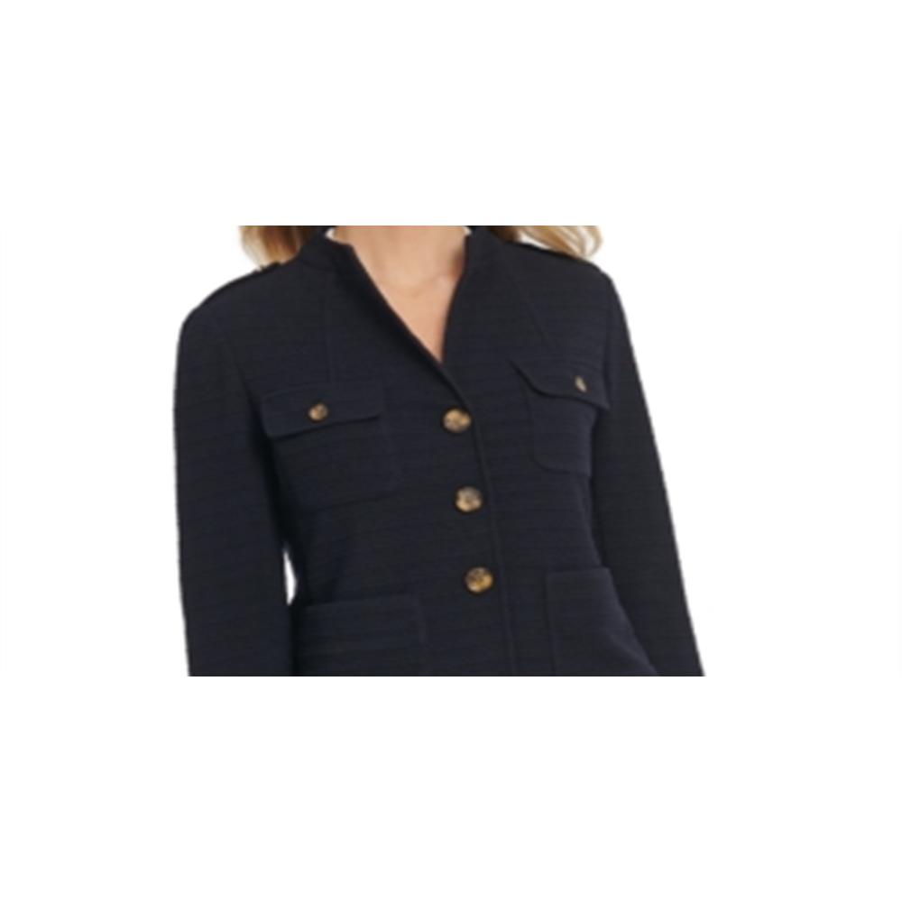DKNY Women's Suit Wear to Work Jacket Blue Size 2 Petite