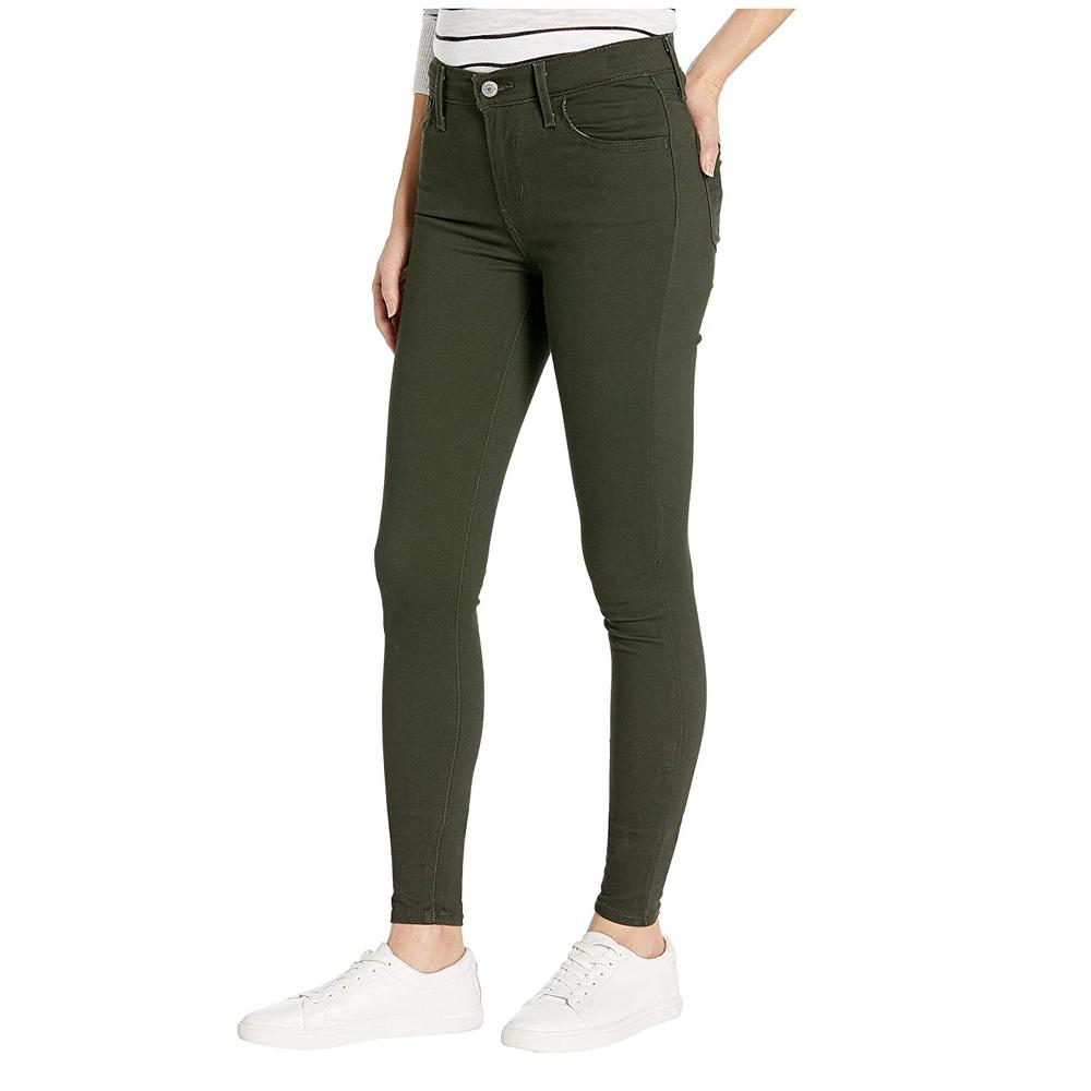 Levi's Women's 720 High Rise Super Skinny Colored Jeans Green Size 24X30