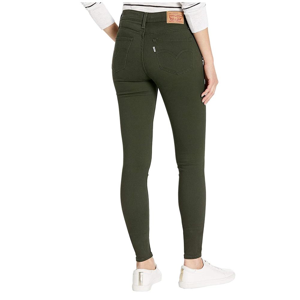 Levi's Women's 720 High Rise Super Skinny Colored Jeans Green Size 24X30
