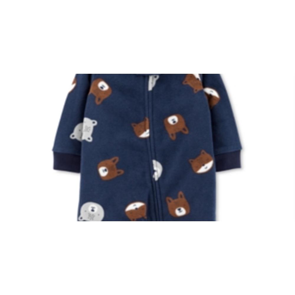 Carter's || Carter's Baby Boys Animals Footed Sleep and Play - Navy Blue Size NEWBORN