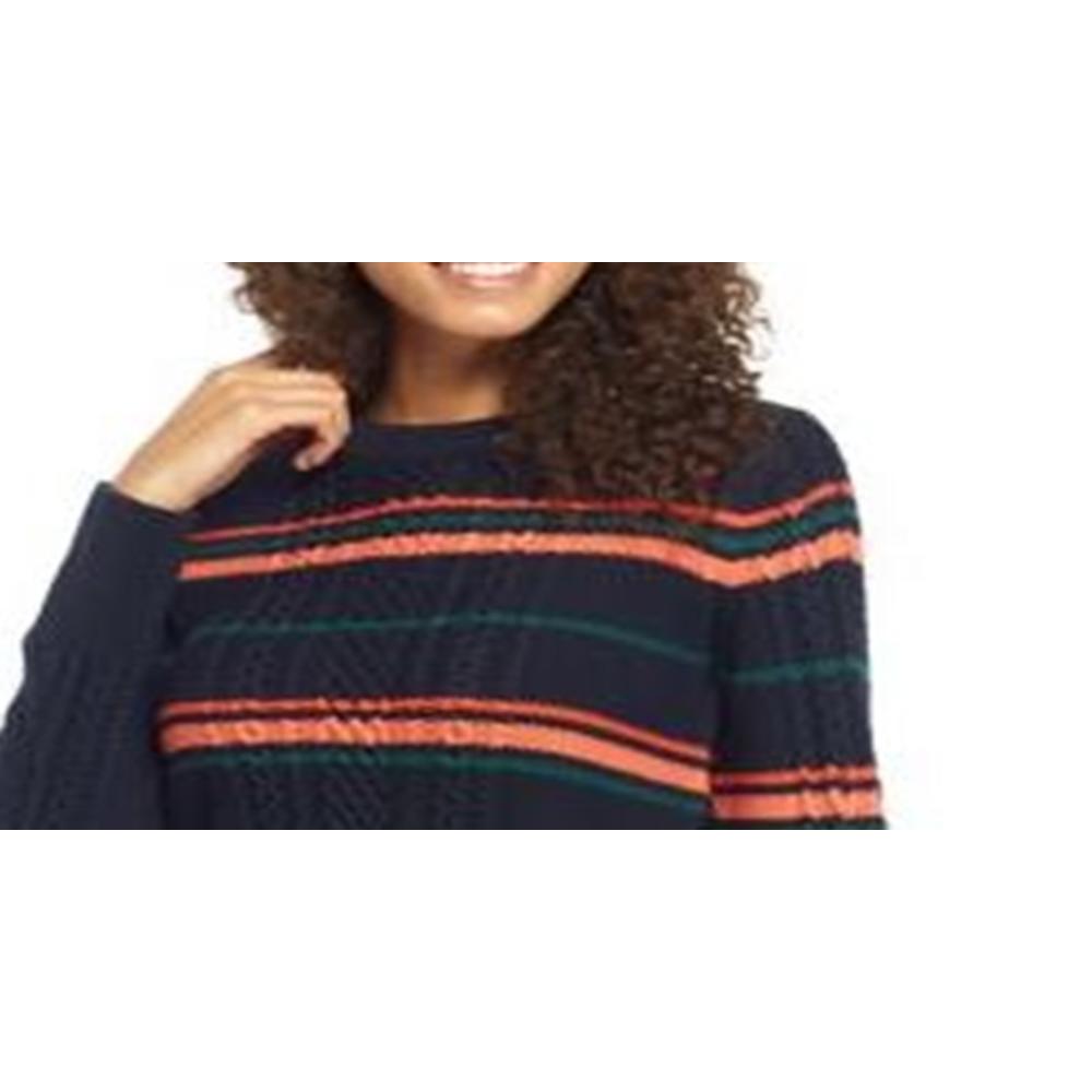 Tommy Hilfiger Women's Essential Stripe Captain Sweater Blue Size X-Small