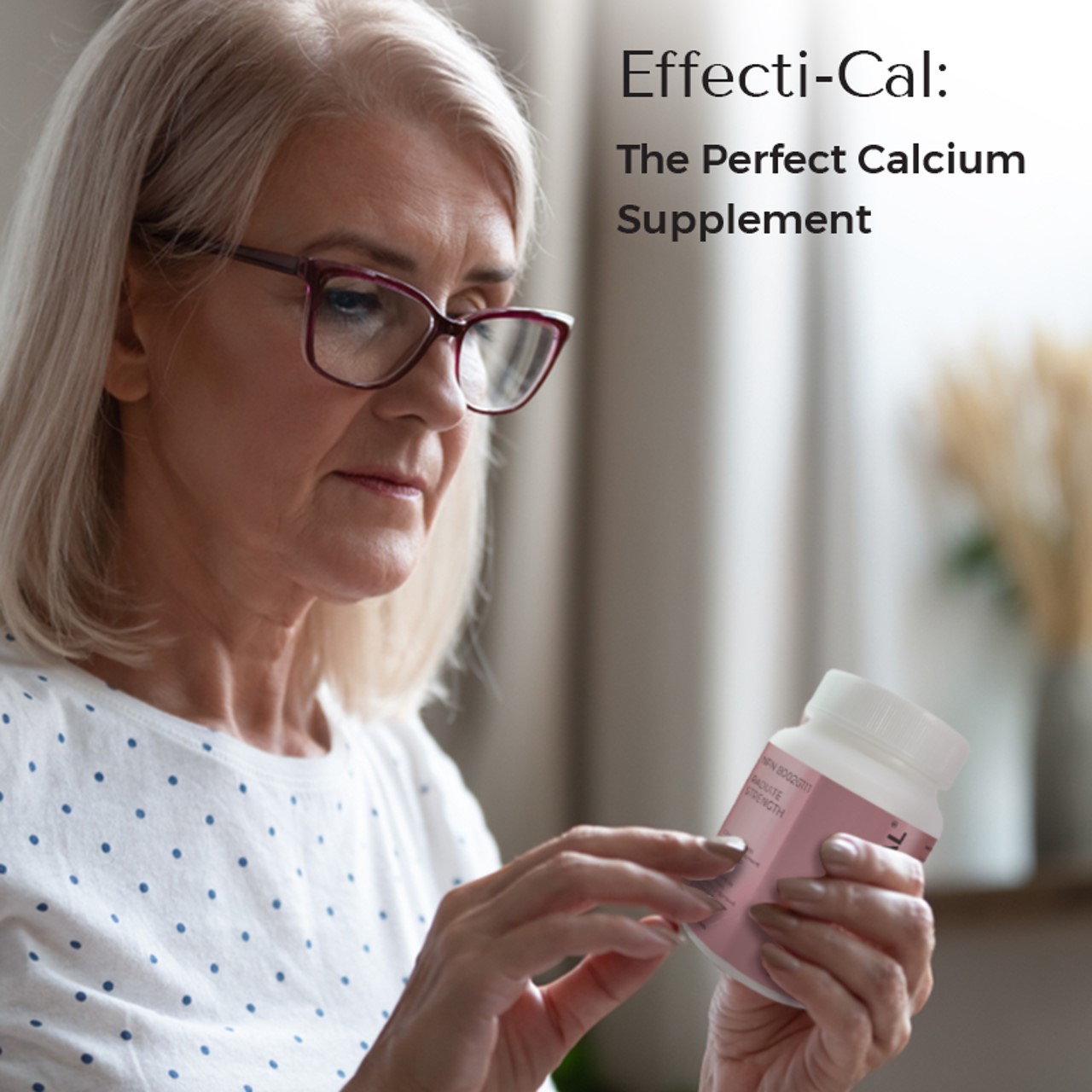Sinoveda Effecti-Cal Clinically Proven Calcium Supplement - 60 Tablets