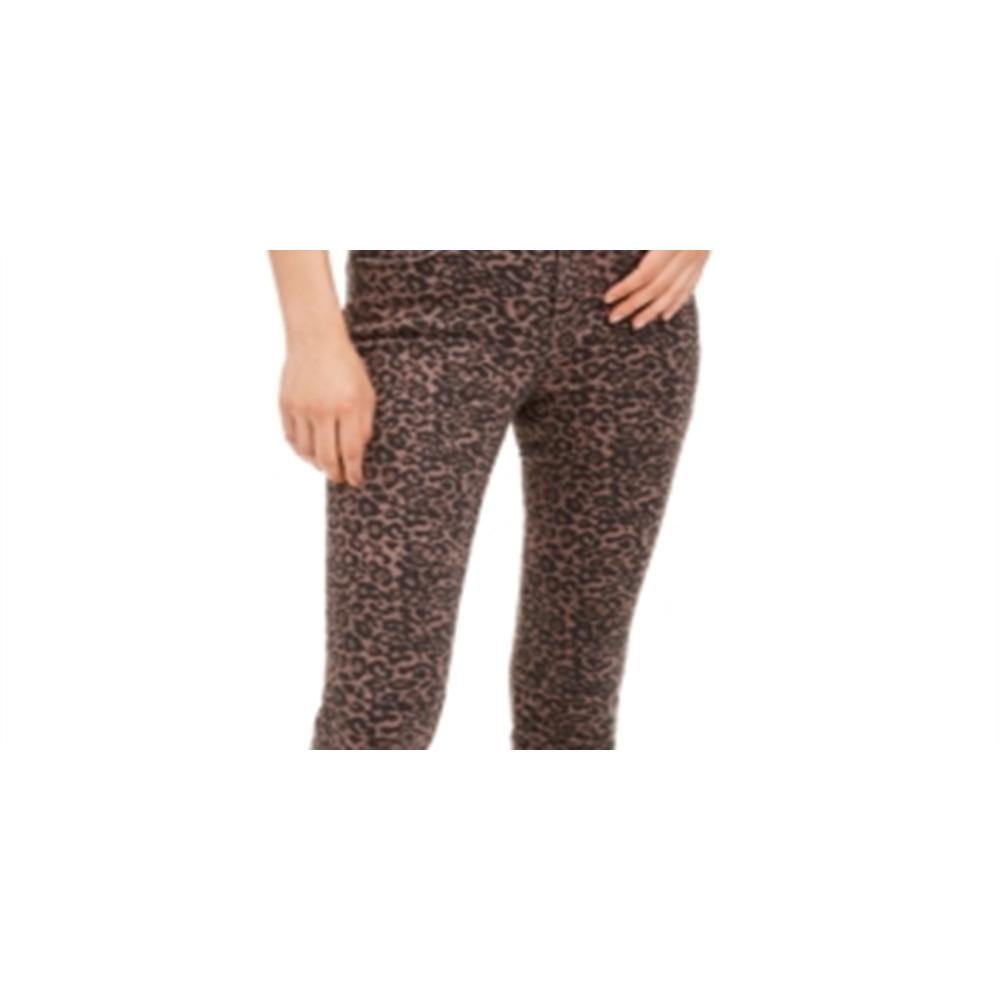 Rewash Juniors' Printed Skinny Jeans  Leopard Purple Size 13
