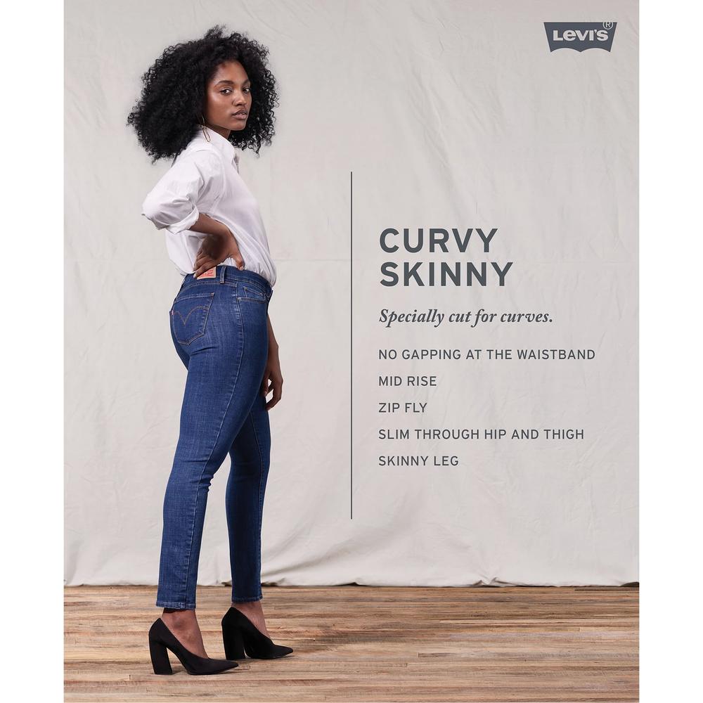Tot ziens Ingenieurs stel je voor Levi's Women's Curvy Skinny Jeans Med Blue Size -size-