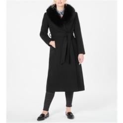 Forecaster of Boston Women's Faux Fur Wrap Winter Jacket Coat Black Size 2