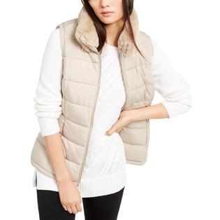 Calvin klein faux fur collar vest Clearance