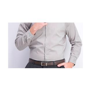 Calvin Klein Men's Infinite Color Slim-Fit Non-Iron Stretch Gray Check Dress Shirt Gray Size 32X33 Calvin Klein Men's Infinite Color Slim-Fit Non-Iron Stretch Gray Check Dress Shirt Gray Size 32X33