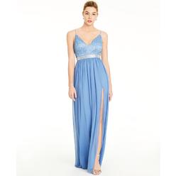 Emerald Sundae Women's Full Length Formal Dress Blue Size 13