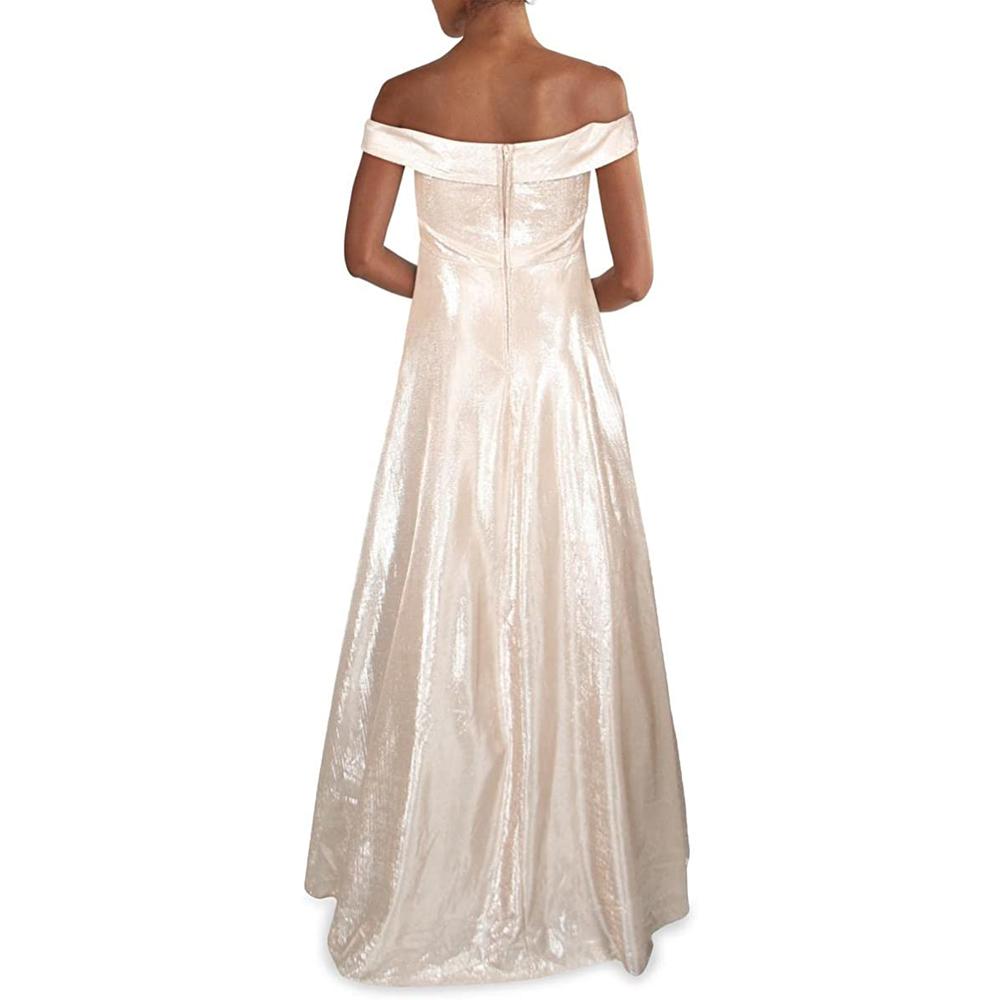 Say Yes To The Prom Women's V Neck Jewel Evening Dress Ivory Size 1