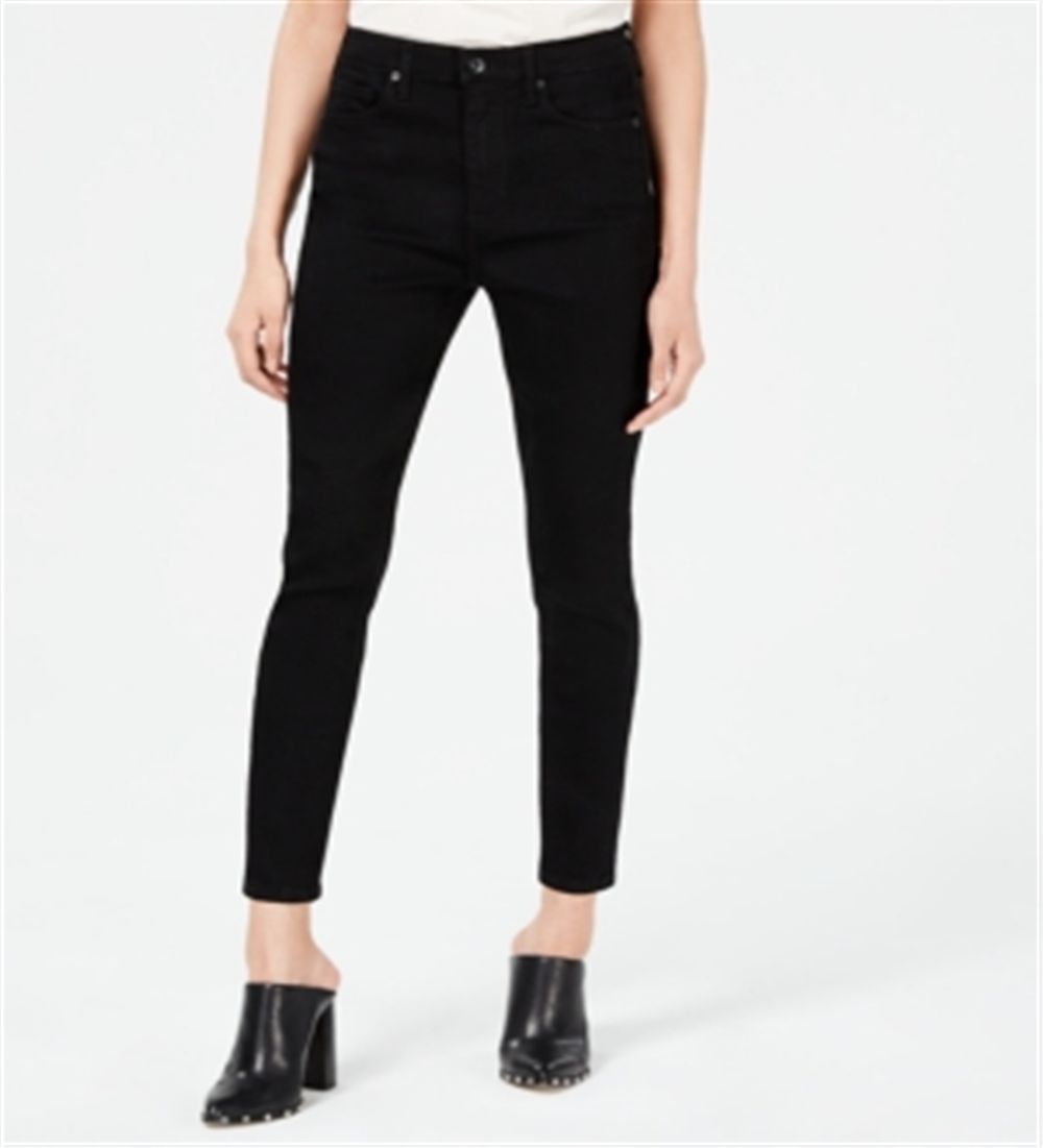 Kendall   Kylie Kendall Kylie Women's the Push up High Rise Skinny Jeans Black Size 28