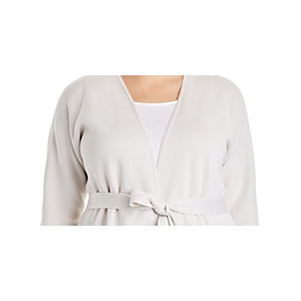 Eileen Fisher Women's Plus Silk Layering Cardigan Top White Size 3X