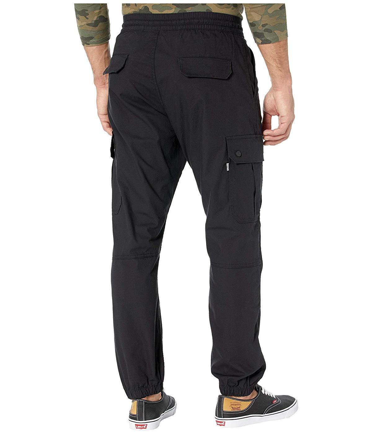 Levi's Men's Aviator Utility Jogger Pants Black Size X-Large