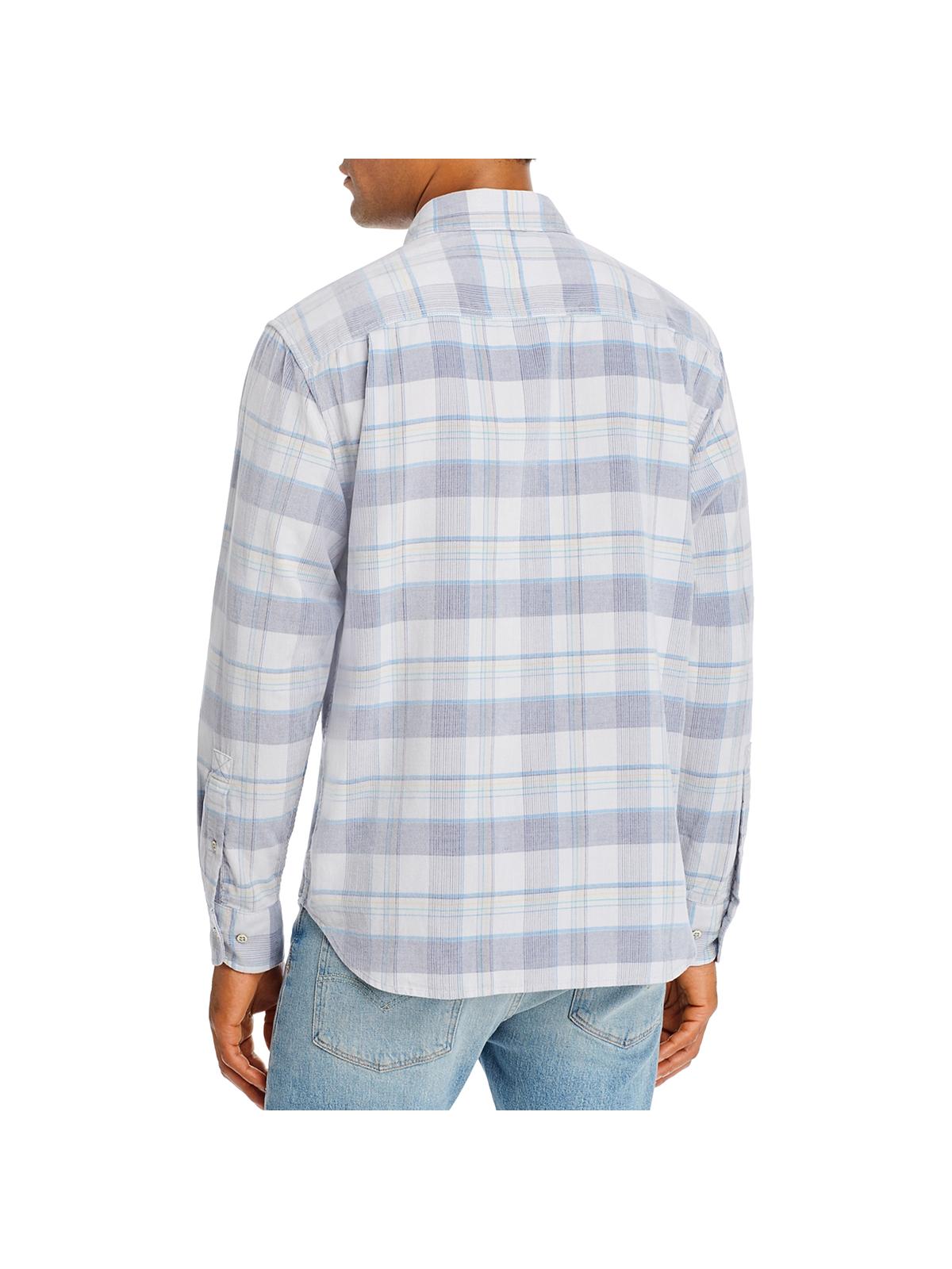 Tommy Bahama Men's Button up Plaid Print Shirt Gray Size Medium
