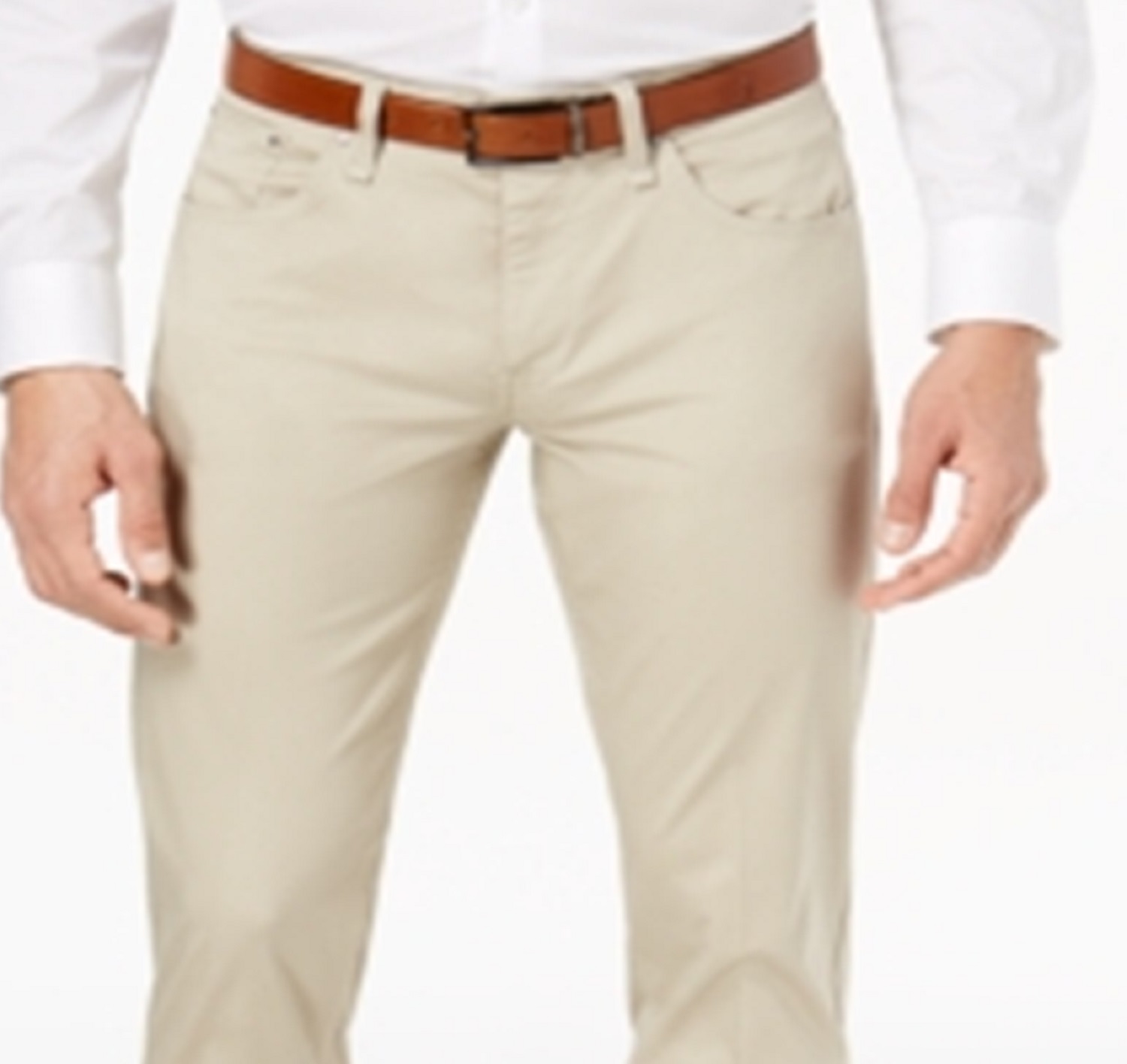 Calvin Klein Men's Authentic 5 Pocket Slim Fit Pants Brown Size 30X32