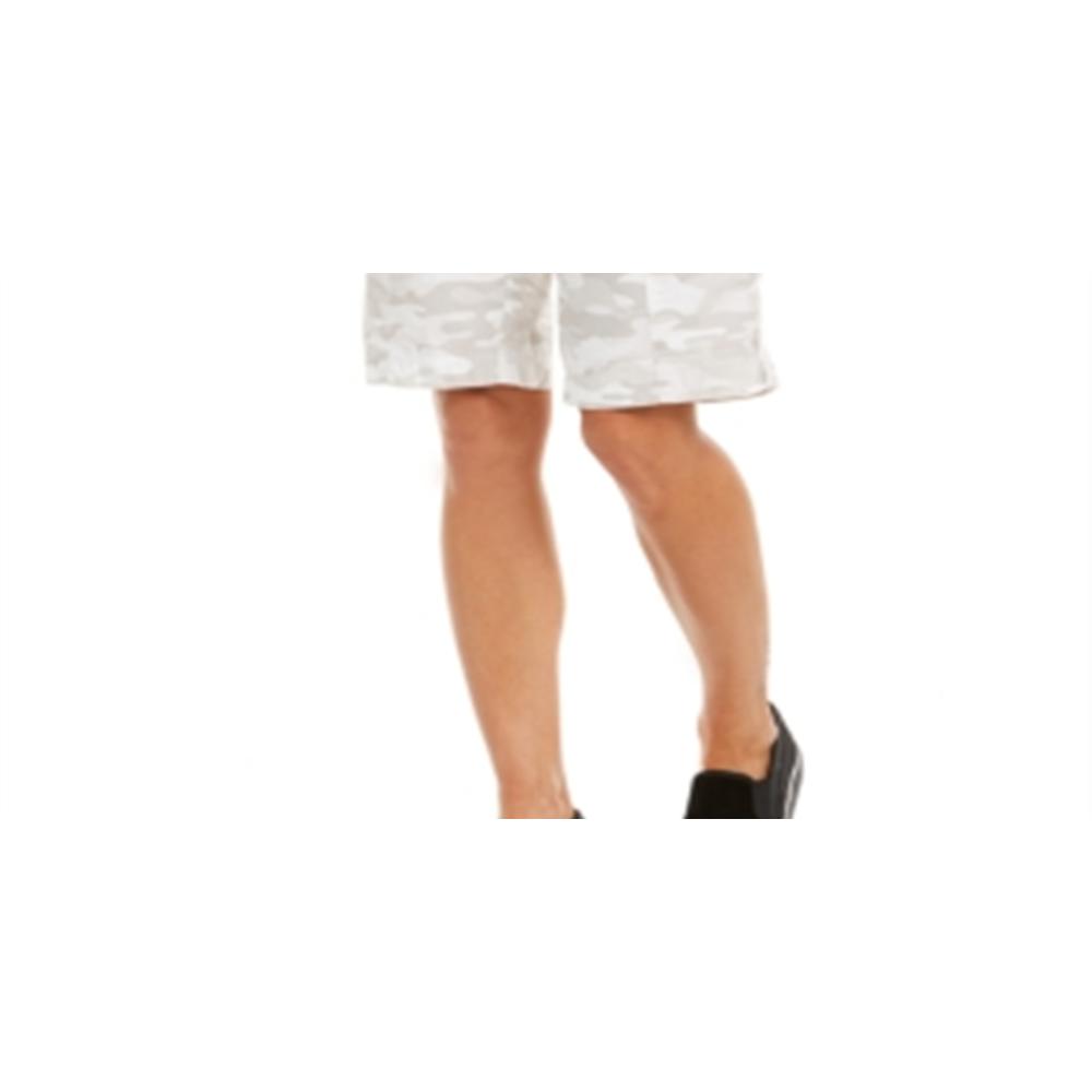 Calvin Klein Women's Convertible Cargo Bermuda Shorts Beige Size XX-Large