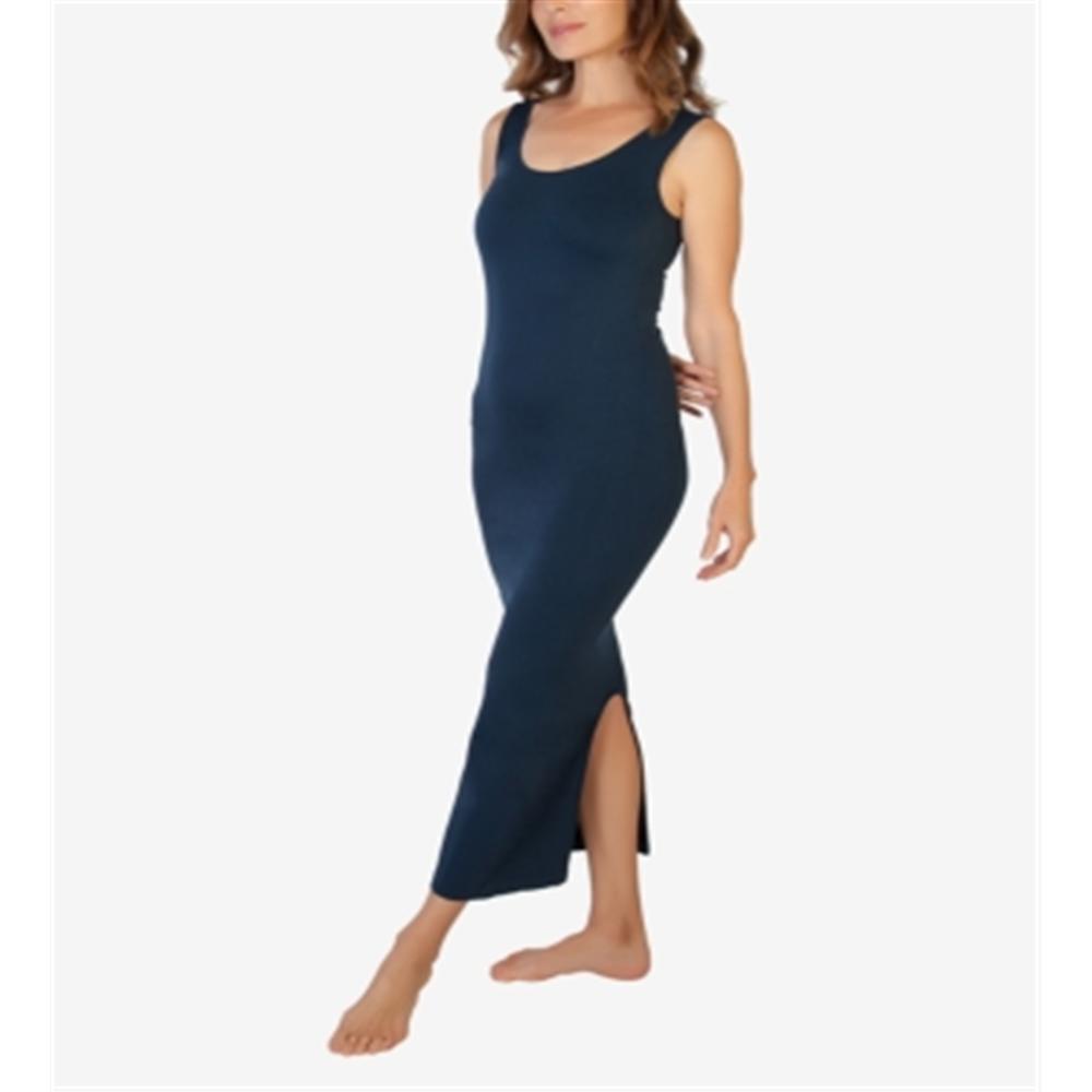Skinnytees Women's Maxi Dress Blue Size XS