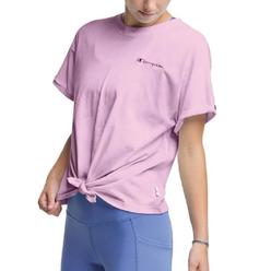 Champion Women's Active Tie Front T-Shirt Purple Size Medium