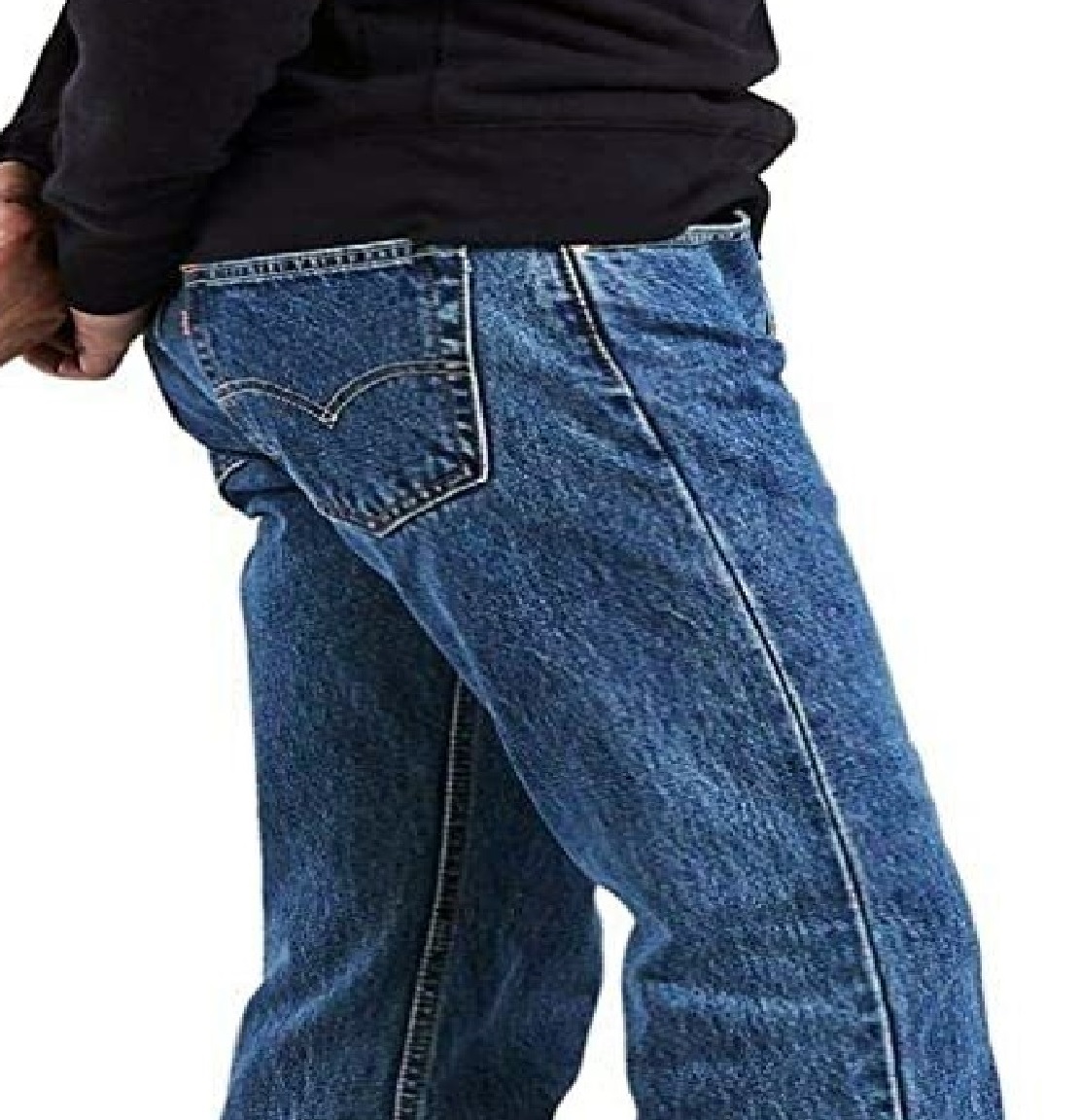 Levi's Men's 505 Regular Straight Fit Non Stretch Jeans Blue Size 30X29