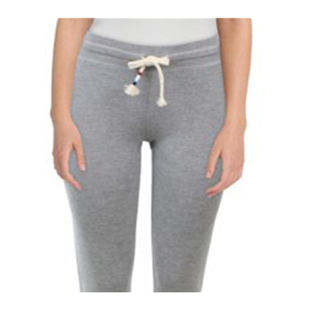 Sol Angeles Women's Hacci Terry Slim Leg Jogger Pants Gray Size X-Small