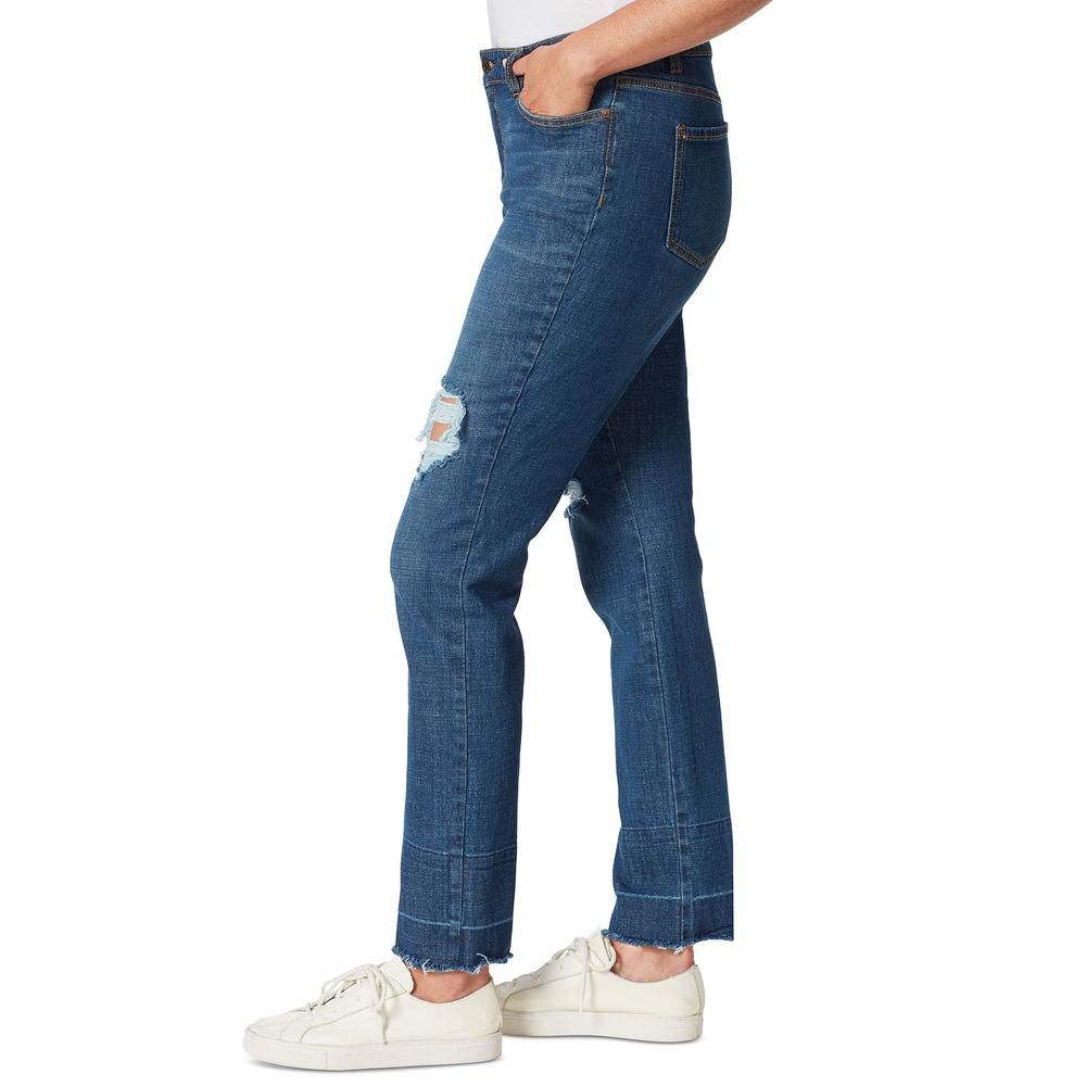 Calvin Klein Gloria Vanderbilt Women's Slim Fit Straight Leg Jeans Blue Size 14