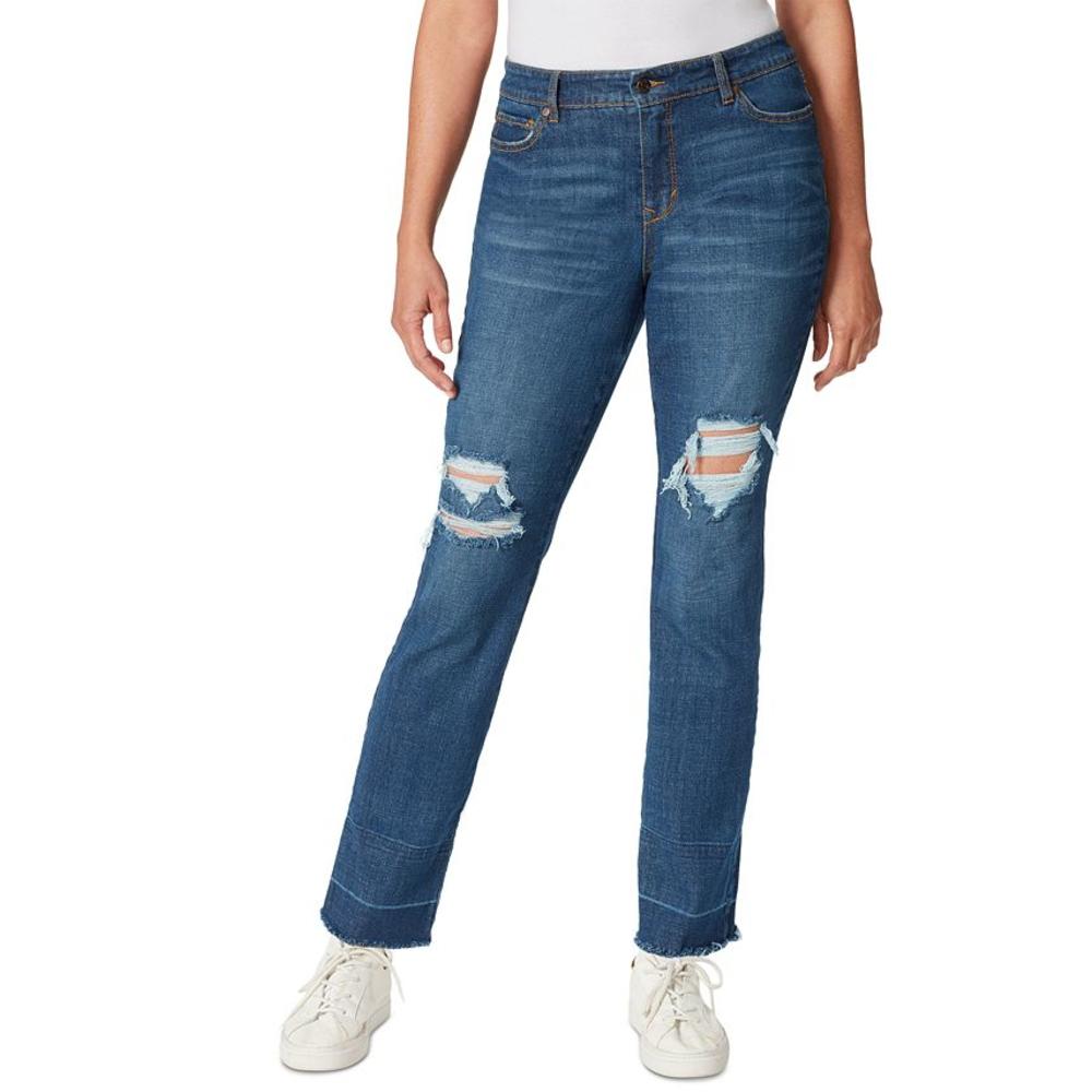 Calvin Klein Gloria Vanderbilt Women's Slim Fit Straight Leg Jeans Blue Size 14
