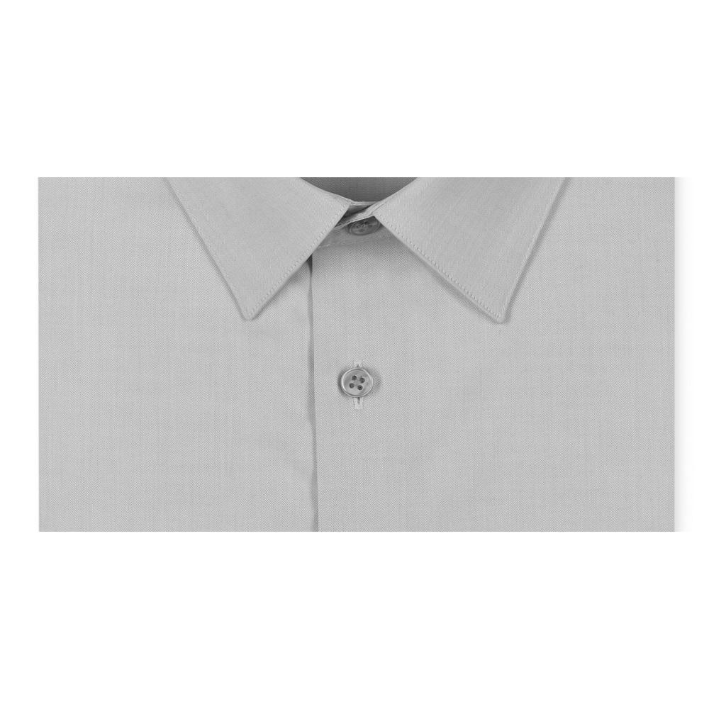 Calvin Klein Men's Slim Fit Non Iron Dress Shirt Gray Size 15.5X32X33