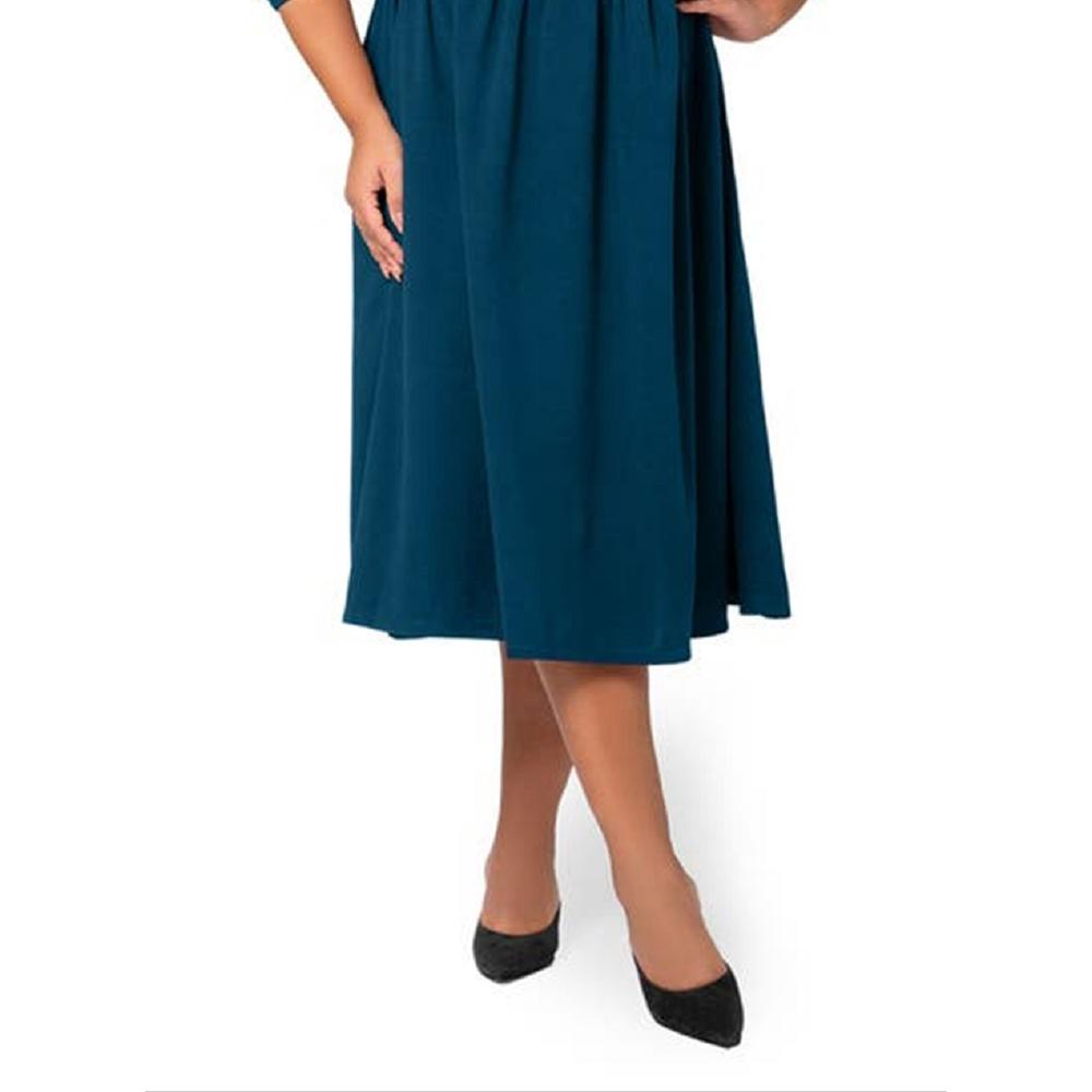 Leota Women's Iman Dress Blue Size 2X