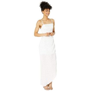 BCBGeneration Women's Strappy Satin Dress White Size 0 BCBGeneration Women's Strappy Satin Dress White Size 0