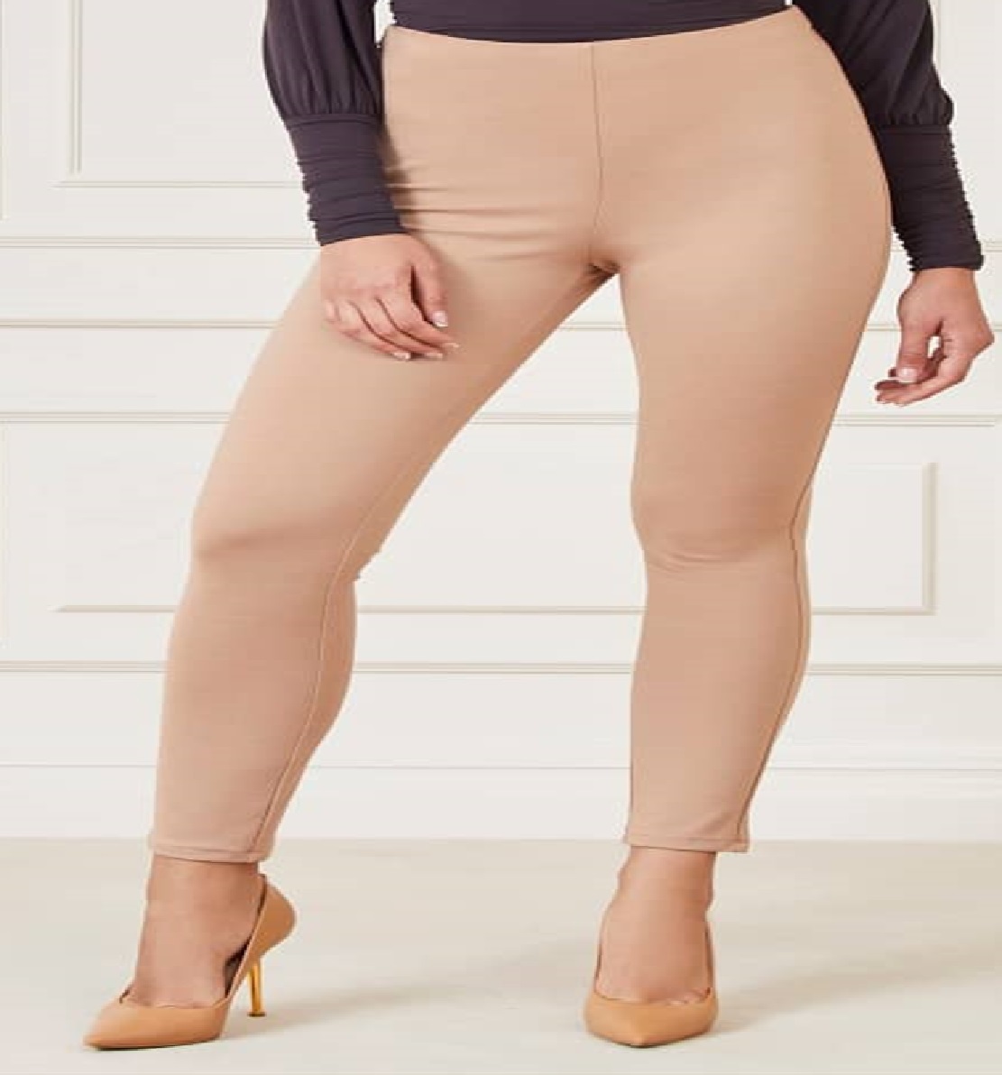 Guess GUESS Women's Viscose Blend Legging Brown Size Medium