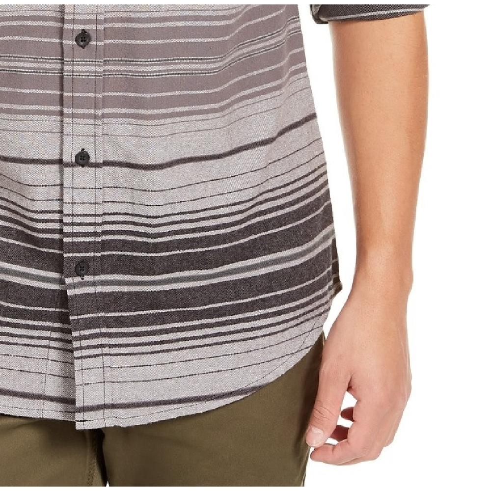 Levi's Men's Avalon Striped Flannel Shirt Gray - Size Extra Large