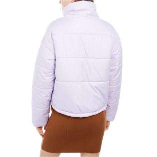 Celebrity pink puffer jacket discount