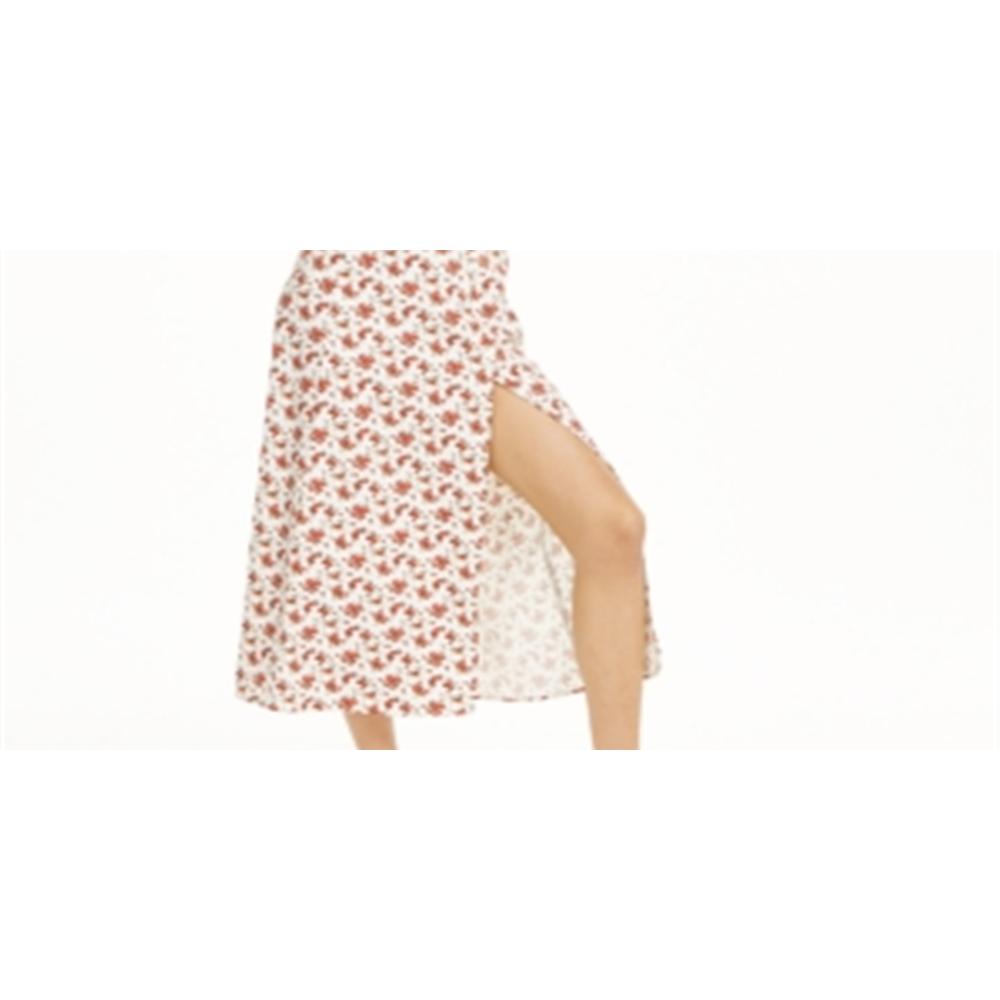 Danielle Bernstein Women's Floral Slip Maxi Dress White Size 0