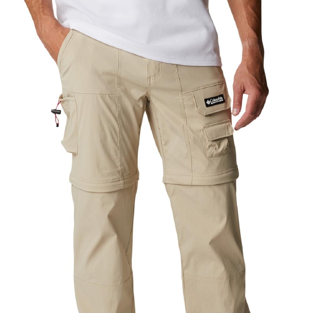 Columbia Men's Field Creek Convertible Cargo Pants Brown Size 42X32