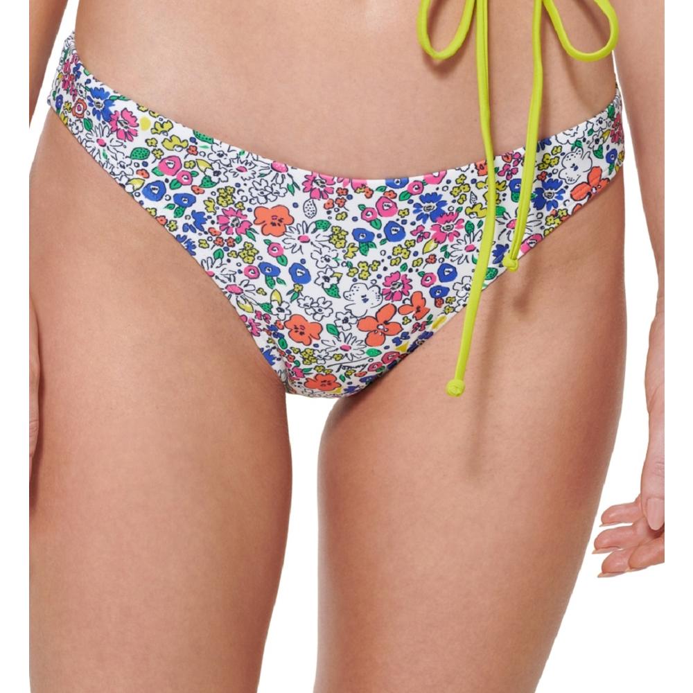 Tommy Hilfiger Women's Cheeky Bikini Bottoms Swimsuit White Size Medium