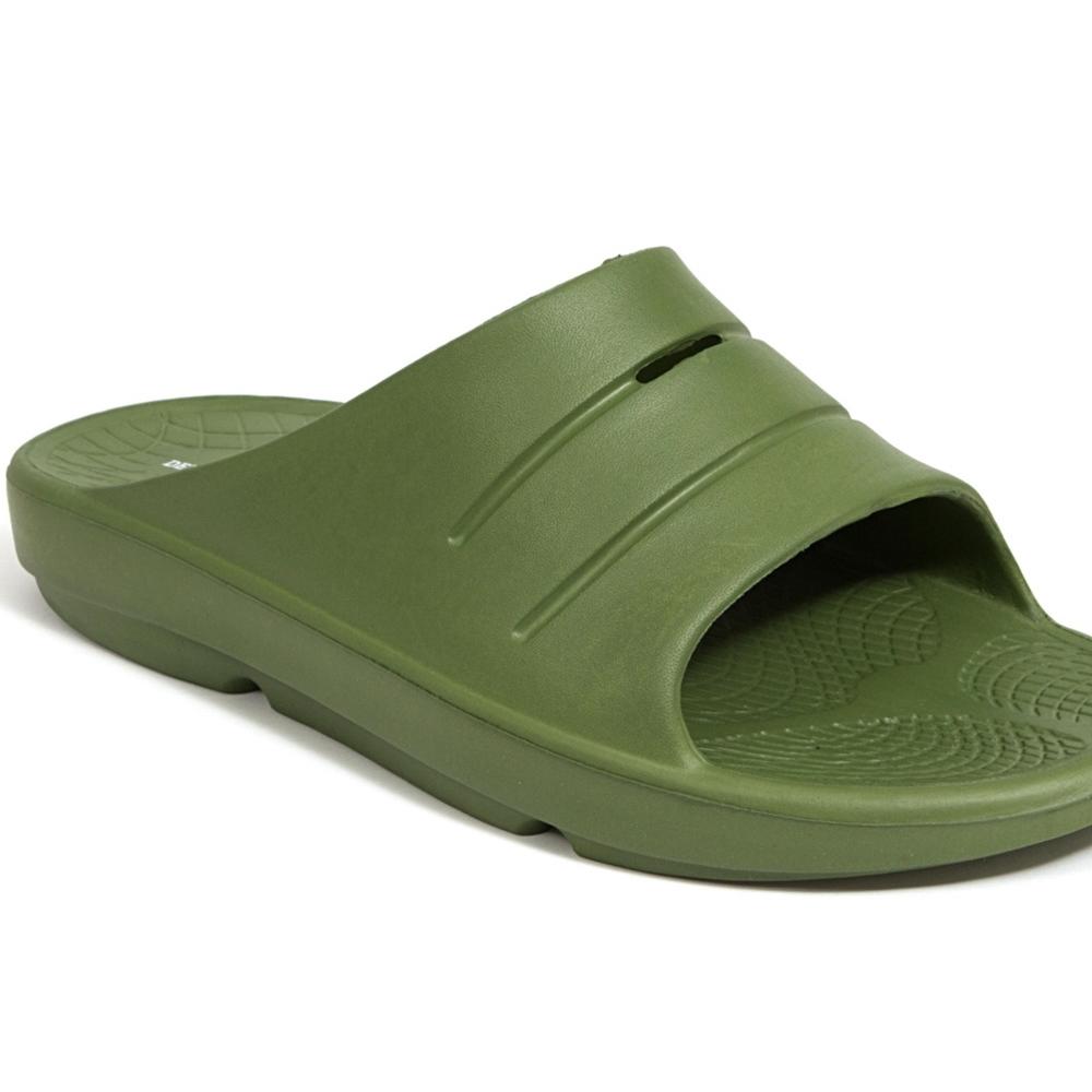 Deer Stags Men's Ward Comfort Cushioned Slide Sandals Shoes Green Size 8M