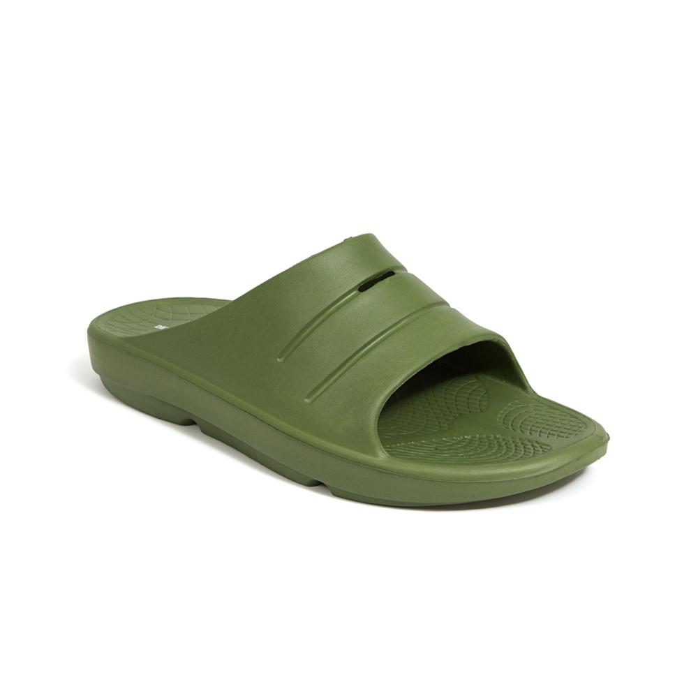 Deer Stags Men's Ward Comfort Cushioned Slide Sandals Shoes Green Size 8M