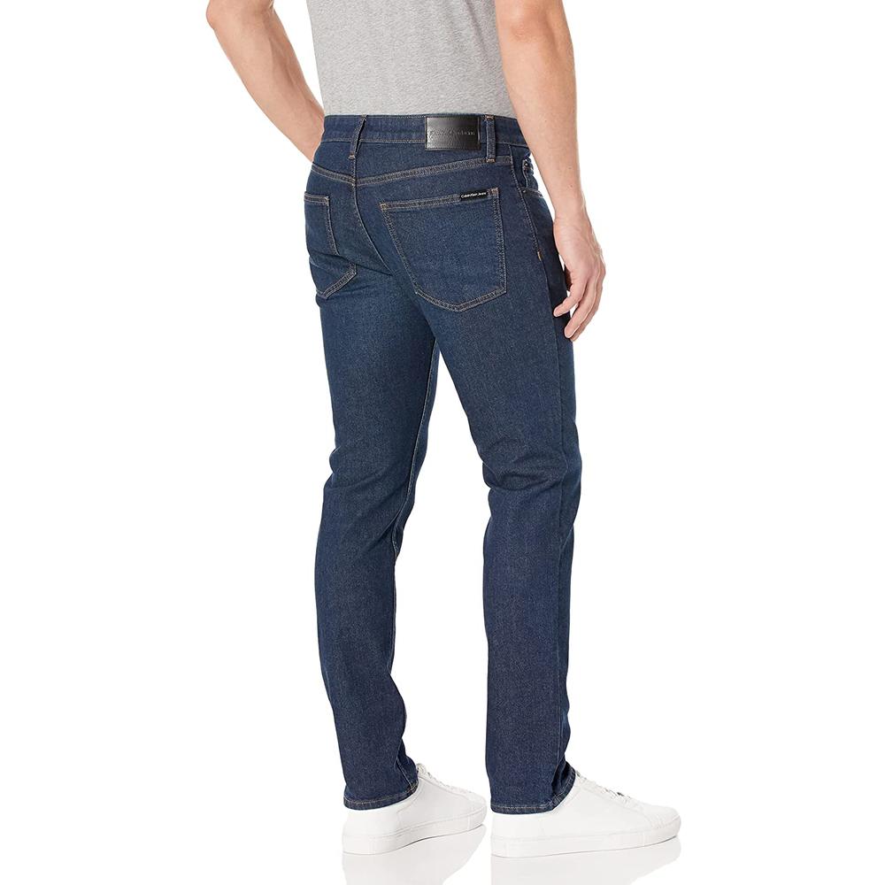 Calvin Klein Men's Slim Fit Stretch Jeans Blue Size -size-