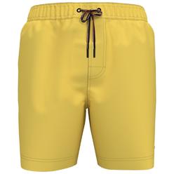 Tommy Hilfiger Men's Solid Swim Trunks Yellow Size Medium
