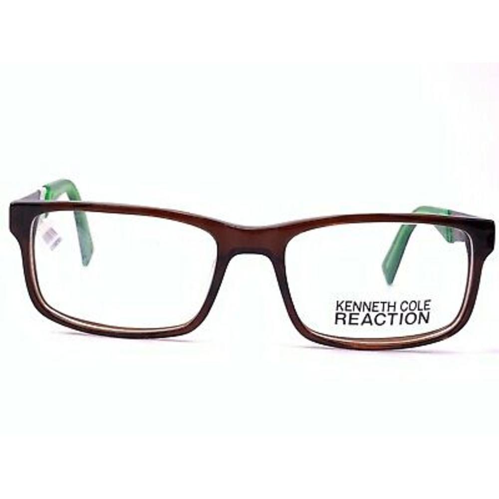 Kenneth Cole Reaction Unisex Eyeglasses KC0771 048 Brown Size 53-17-140