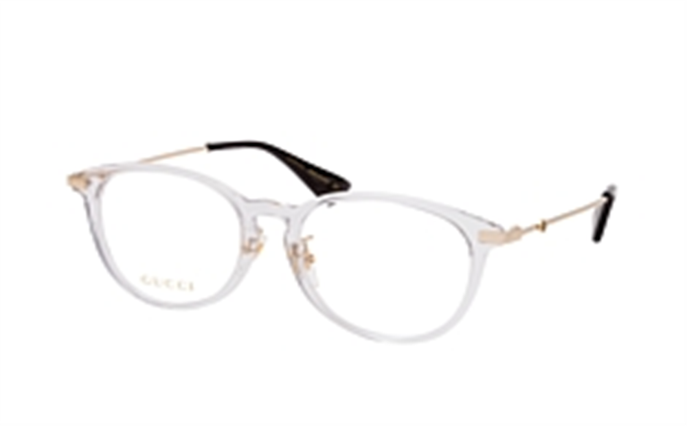 Gucci Unisex Oval Glasses Gray Size One Size