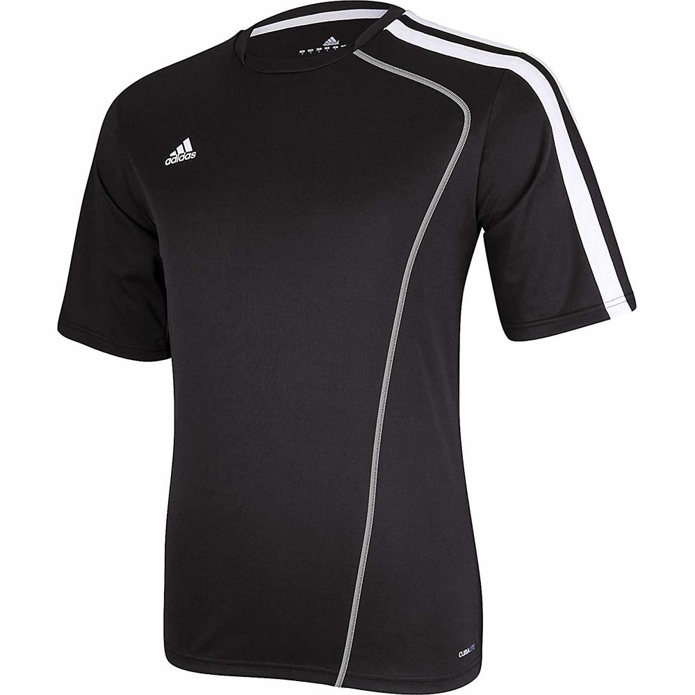 Adidas Boys Sossto Soccer Jersey T-Shirt Black/White