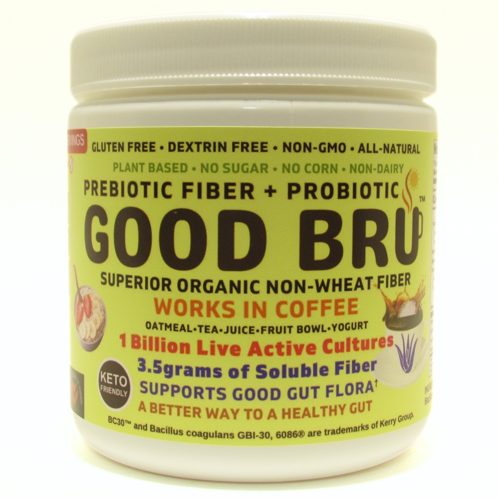 Good Bru Prebiotic Fiber + Probiotic