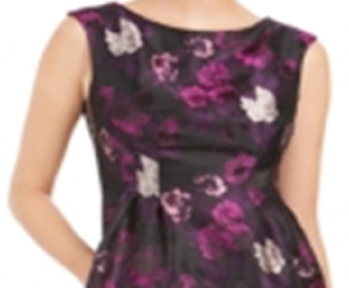 Jessica Carlyle Jessica Howard Women's Fit Flare Wear to Work Dress Purple Size 4 Petite