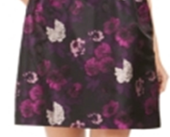 Jessica Carlyle Jessica Howard Women's Fit Flare Wear to Work Dress Purple Size 4 Petite