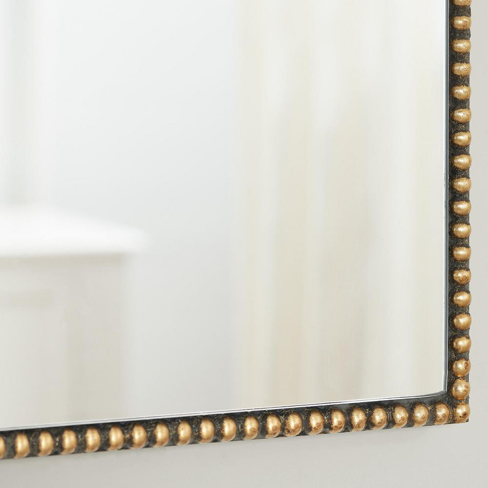 Home Decorators Collection Medium Ornate Arched Gold Antiqued Classic Accent Mirror 35 In H X 24 W Home Decorators Collection Medium, Home Decorators Collection Arched Mirror