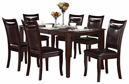 Hefx Macbain Casual 7pc Dining Set, Casual Dining Table 6 Chairs